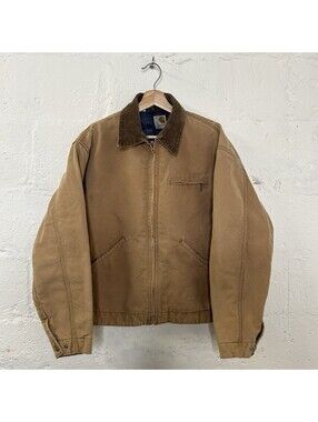 Vintage 80’s Carhartt Blanketed Detroit Jacket “Brown” 6BLJ